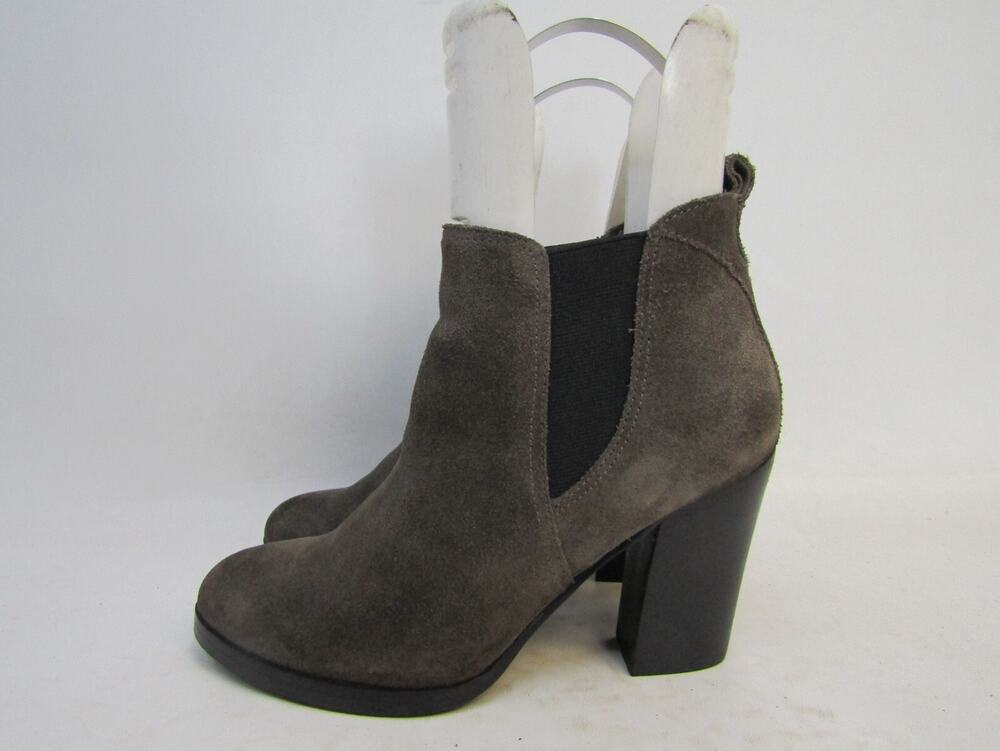 Marc Fisher Womens Size 7.5 M Brown Suede Chelsea Ankle Fashion Boots Bootie